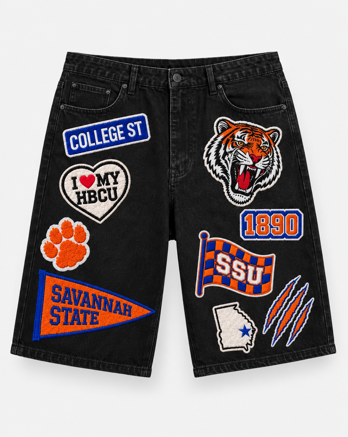 SSU Patchwork Jorts