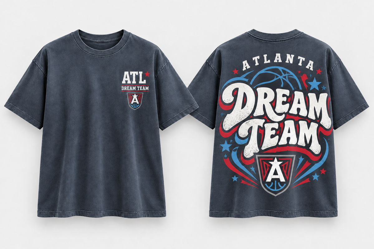 Navy Atlanta DREAM Thrash Tee