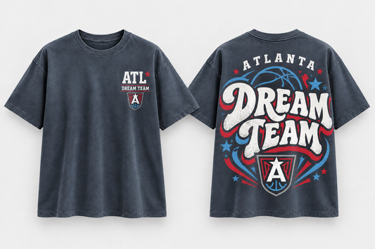 Navy Atlanta DREAM Thrash Tee
