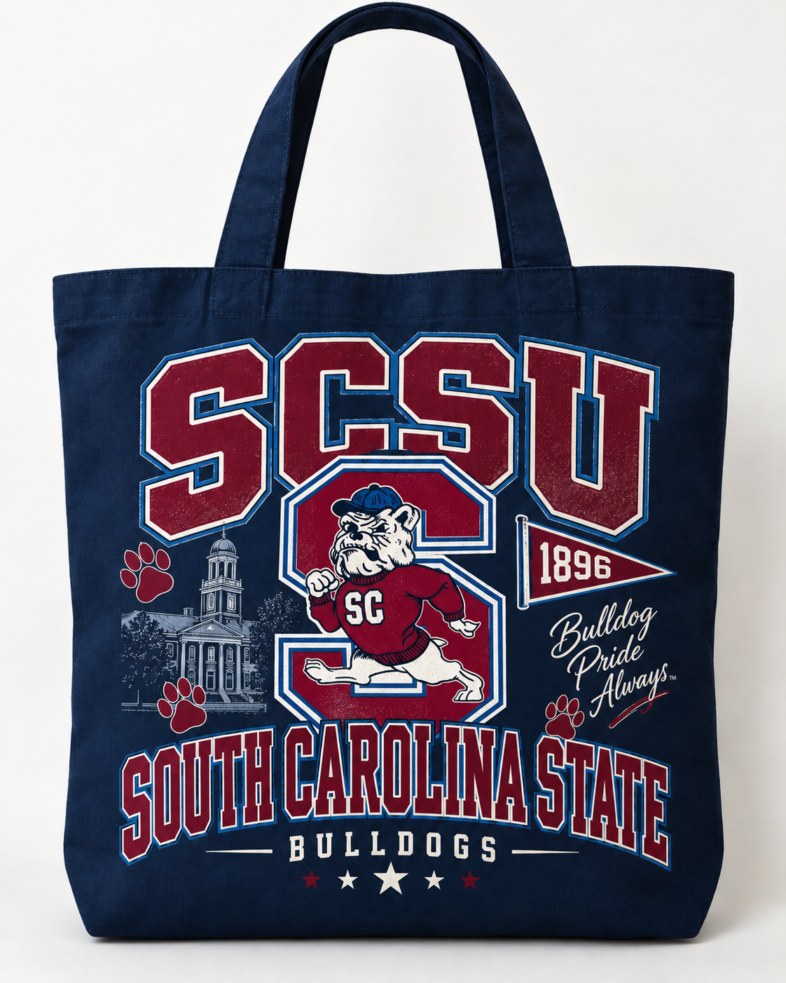 SCSU Bulldog Pride  Canvas Tote