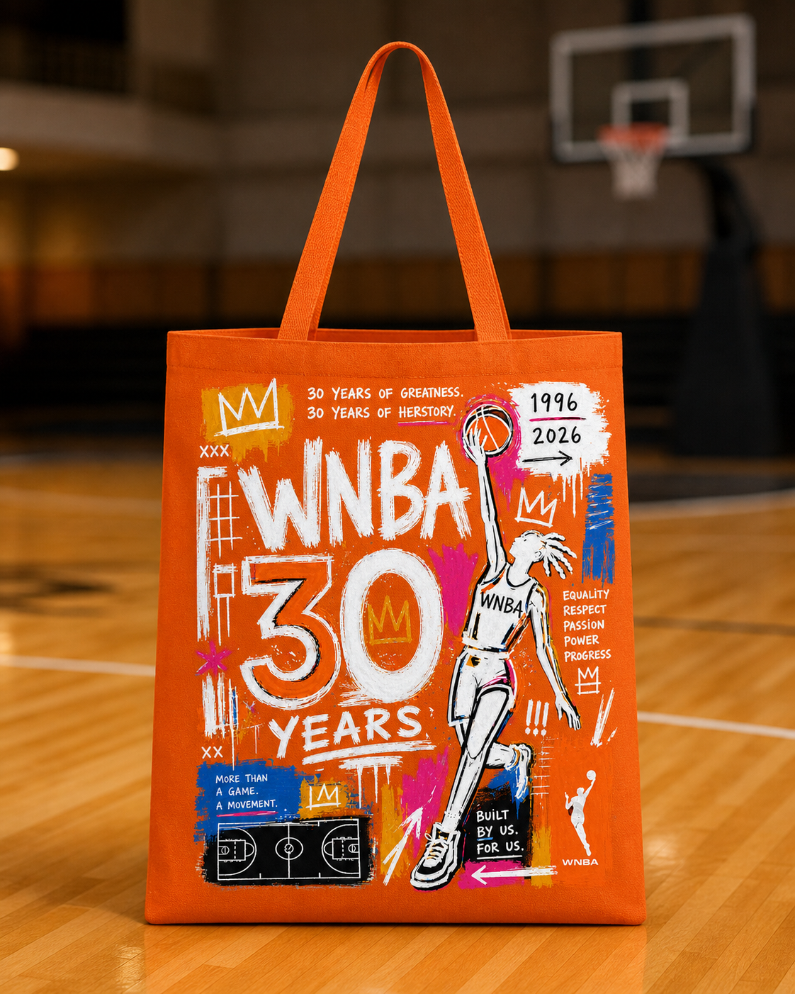 30th Anniversary Women's Sports Canvas Tote