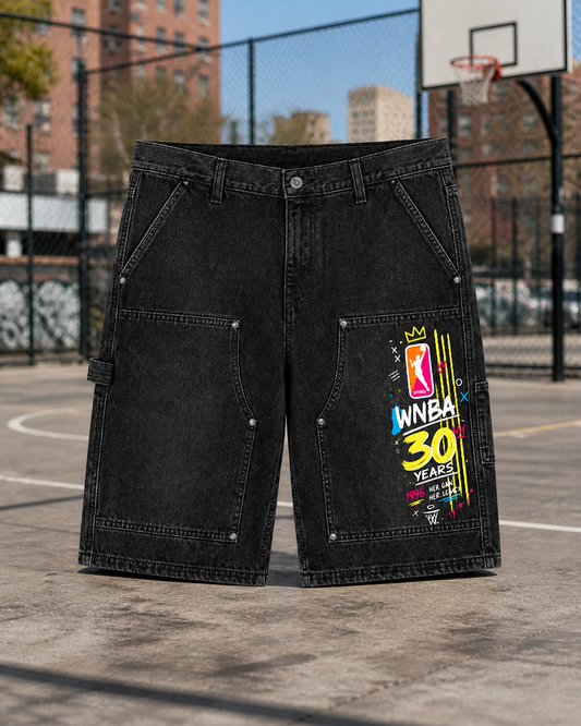 30th Anniversary RACER shorts (BLACK and LIGHT DENIM)