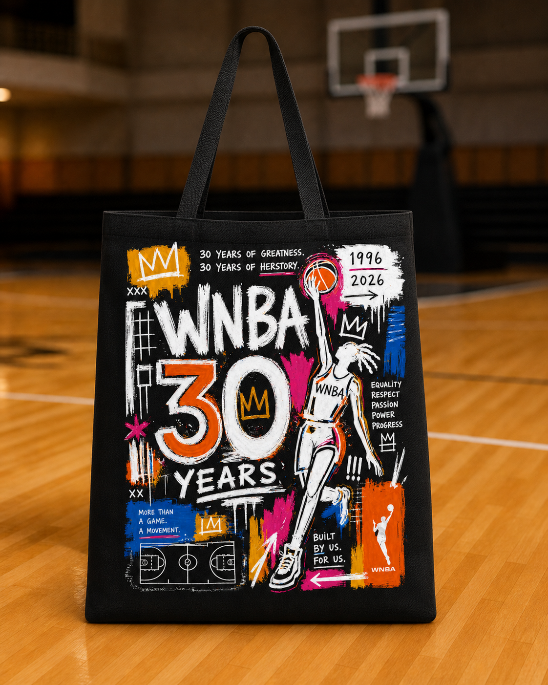 30th Anniversary Women's Sports Canvas Tote